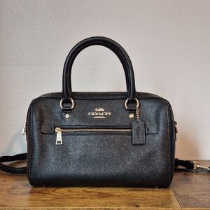 Coach Black Rowan Satchel
